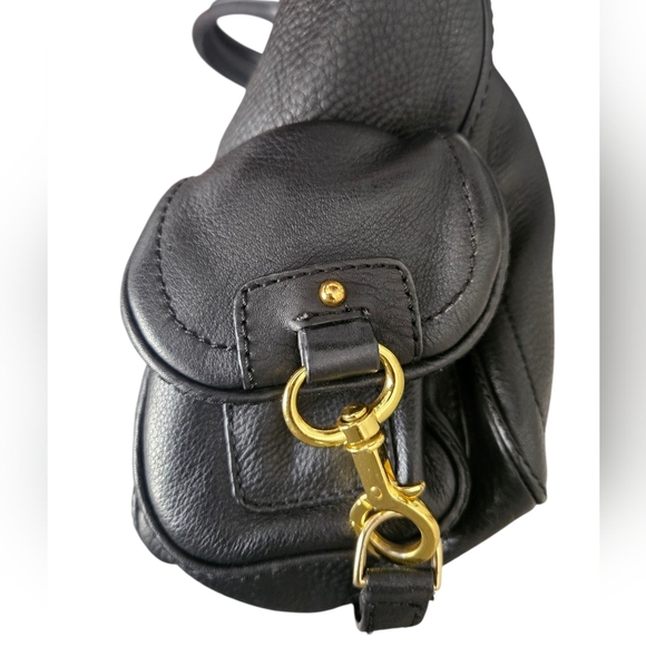 Annie's Eye Genuine Leather Handbag Heavy Gold Hardware - Picture 6 of 8